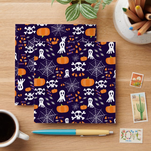 Fun Spooky Halloween Characters Envelope (Desk)