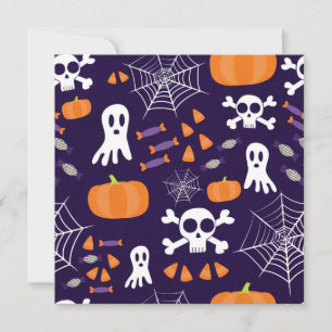 Fun Spooky Halloween Characters Invitation