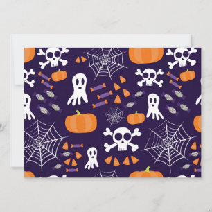 Fun Spooky Halloween Characters Invitation