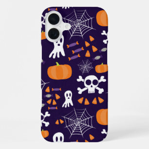 Fun Spooky Halloween Characters iPhone 16 Plus Case