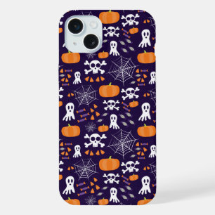 Fun Spooky Halloween Characters iPhone 15 Plus Case