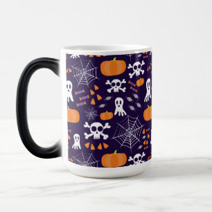Fun Spooky Halloween Characters Magic Mug