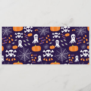 Fun Spooky Halloween Characters Menu