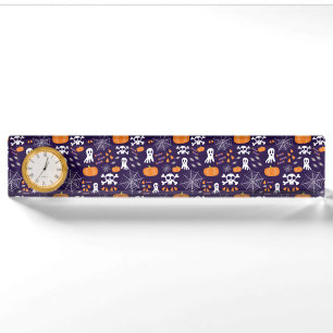 Fun Spooky Halloween Characters Nameplate