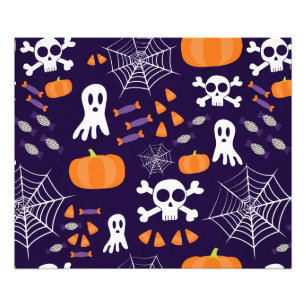 Fun Spooky Halloween Characters Photo Print