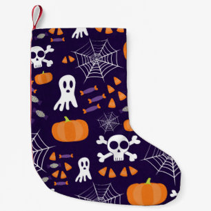 Fun Spooky Halloween Characters Small Christmas Stocking