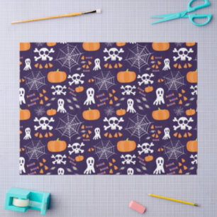 Fun Spooky Halloween Characters Tissue Paper