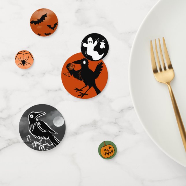 Fun spooky Halloween confetti (Group)