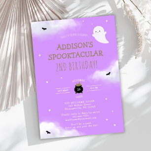 Fun Spooky Halloween Kids Birthday Party Invitation
