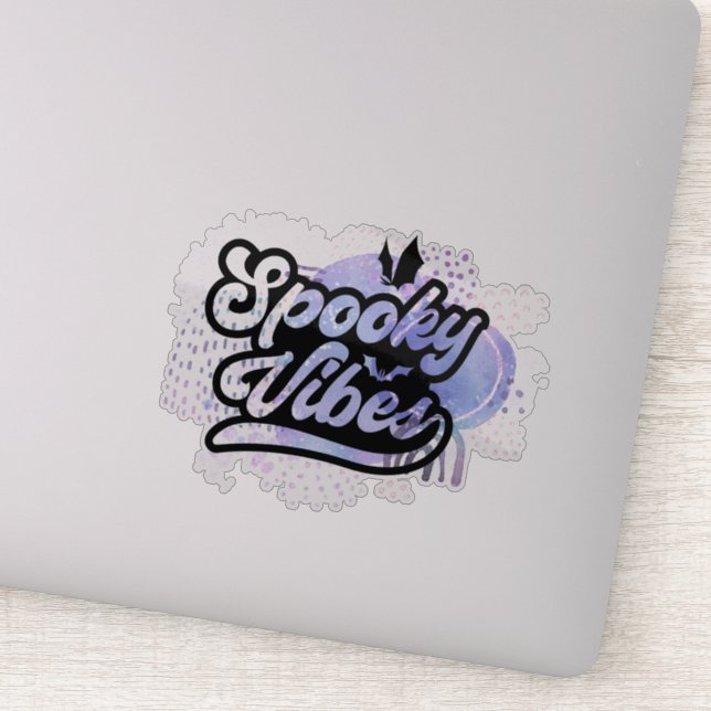 Fun, spooky Halloween quote  Sticker (Detail)