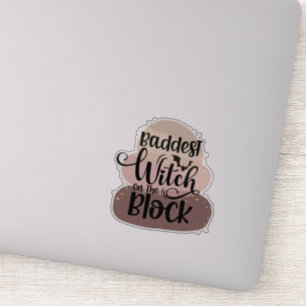 Fun, spooky Halloween quote Sticker