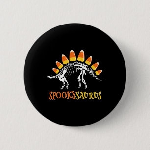 Fun Spookysaurus Candy Corn Dinosaur Halloween Tod 2 Inch Round Button