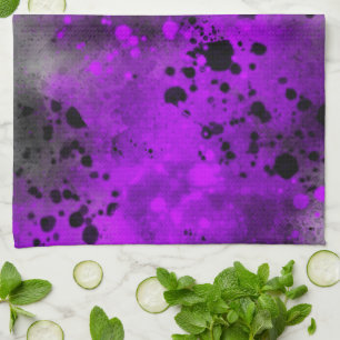 Fun spray paint effect  Tea Towel