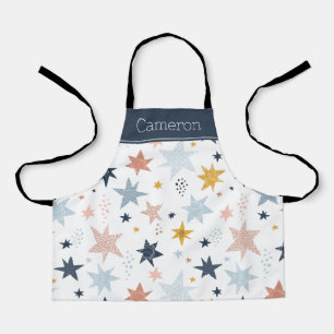 Fun Star Pattern Apron