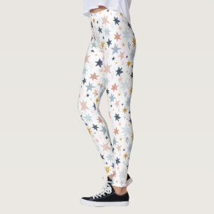 Fun Star Pattern Leggings