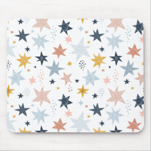 Fun Star Pattern Mouse Pad