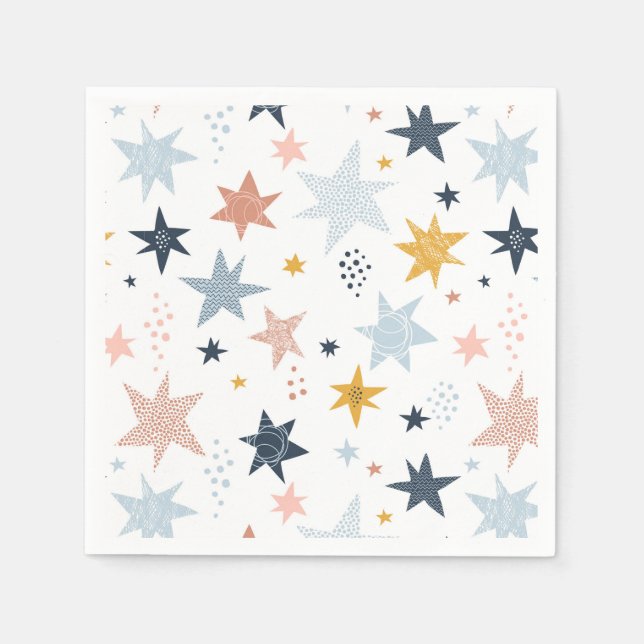 Fun Star Pattern Napkin (Front)