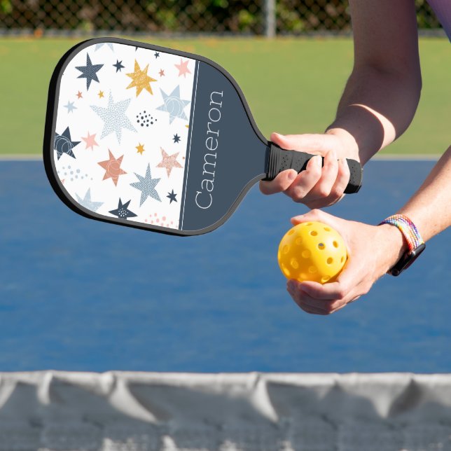 Fun Star Pattern Pickleball Paddle (Insitu)