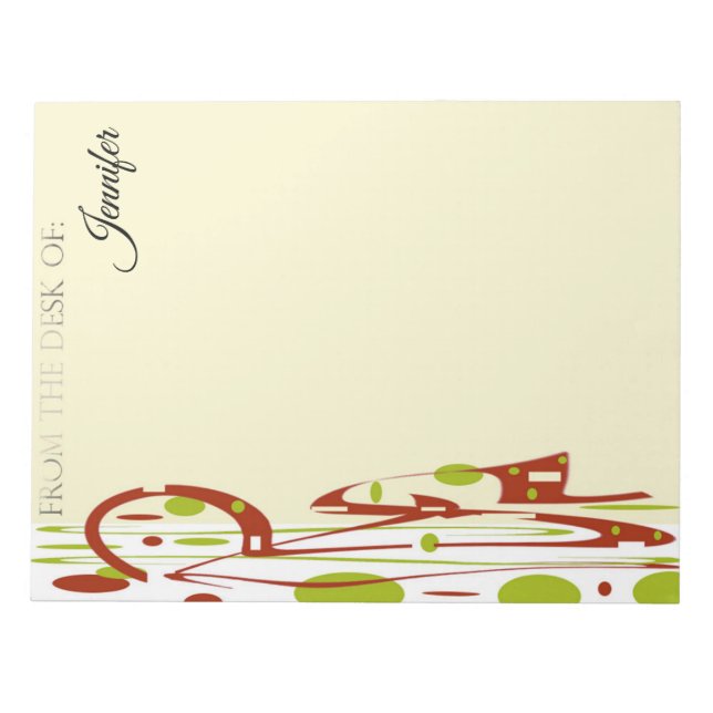 Fun Stationary Notepad (Front)