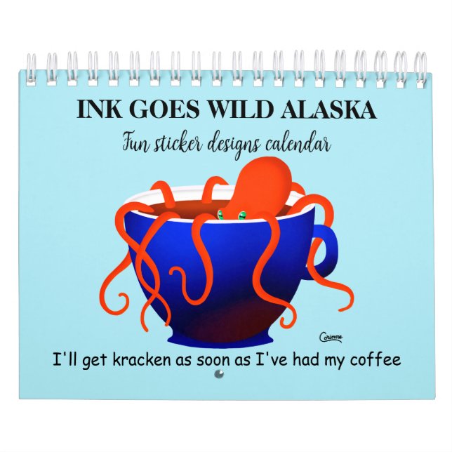 Fun Sticker Designs - Small Calendar (Cover)