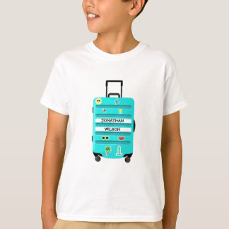 Fun Stickers Travel Kid's Luggage  T-Shirt