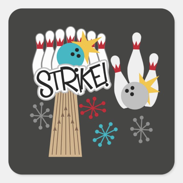 Fun Strike bowling sticker as an award (Front)