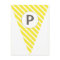 Fun Stripe Yellow Customizable Flag Bunting