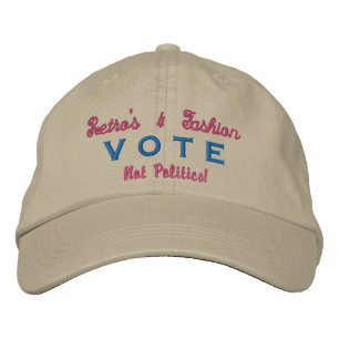 Fun Stylish Election Gear -  Vote  Embroidered Hat