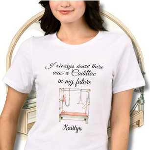 Fun Stylish Pilates Cadillac Humour Name Tri-Blend Shirt