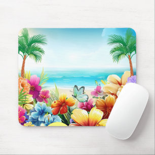 Fun Summer Beach Scene 2 Mouse Pad