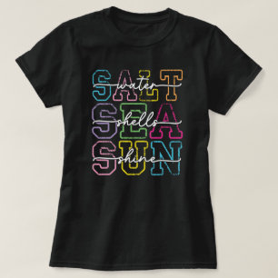 Fun Summer Beach Vibes Quote T-Shirt