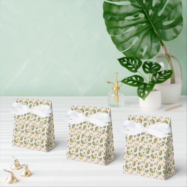 Fun Summer Cactus  Favor Box (Multiple)