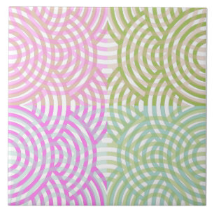 Fun summer colour circles pattern  tile