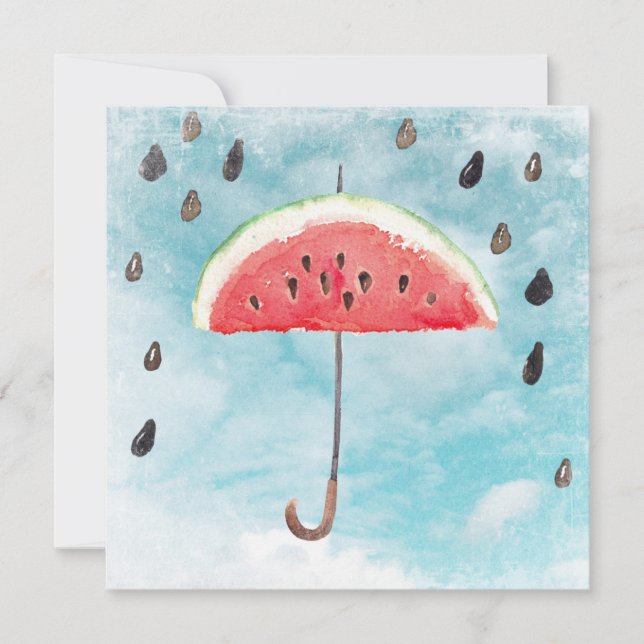Fun Summer Fresh Melon Fruit Rain (Front)