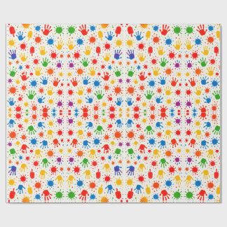 Fun summer inspired wrapping paper