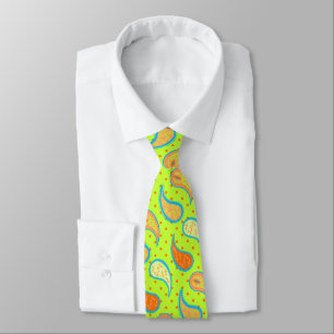 Fun Summer Paisley Tie