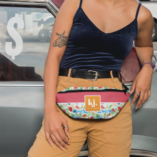 Fun Summer Stylish Monogram Fanny Pack