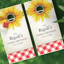 Fun Sunflower & Gingham Family Reunion Activities