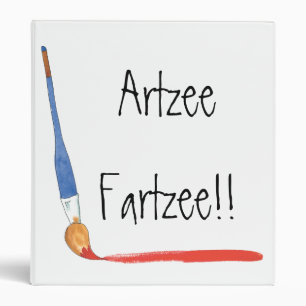 Fun Super Cute Artzee Fartzee Artists Binder