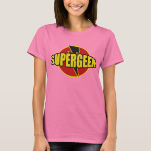 Fun SUPERGEEK Graphic TEE