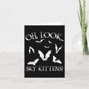 Fun T Lover Gift For Men Women Cool Sky Kittens Ho Card