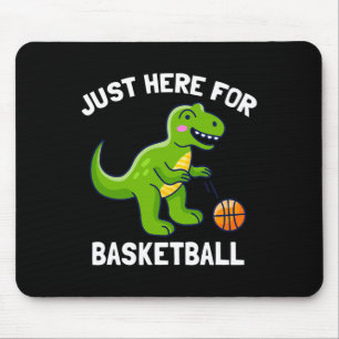 Fun T-rex Just Here For Bysketbyll Dinosaur  Mouse Pad