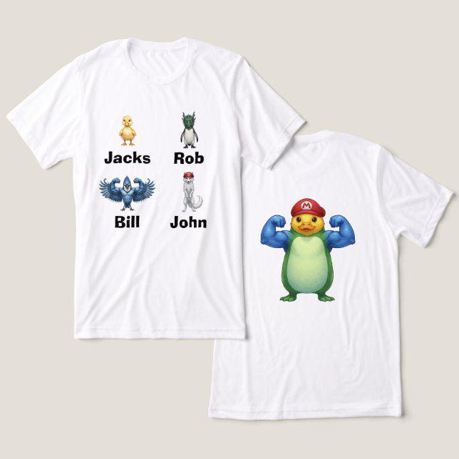 Fun T-shirt Tri-Blend Shirt (Design Front & Back)