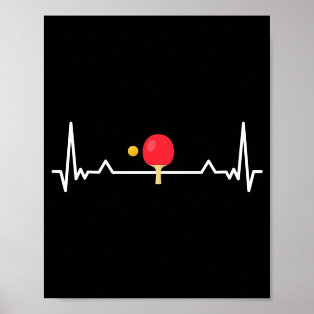 Fun Table Tennis Tee   Poster (Front)