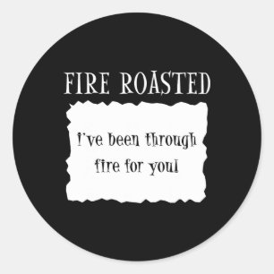 Fun Taco Sauce Group Halloween Costume Hot Fire Ro Classic Round Sticker