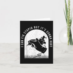 Fun Tattoo Outfit For A Tattoo Artist _1  Card