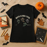 Fun Teacher Halloween Math Is Bootiful Ghost Math  T-Shirt<br><div class="desc">Turn Halloween into a math celebration! This “Math Is Boo-tiful” shirt showcases ghostly figures layered with formulas and shapes — designed for math teachers who want a fun, clever way to bring seasonal spirit to class. | ✔ • 𝐓𝐡𝐞 ☛​̳"​̳𝙀​̳𝘿​̳𝙄​̳𝙏​̳ ​̳𝘿​̳𝙀​̳𝙎​̳𝙄​̳𝙂​̳𝙉​̳"​̳ ​̳𝙗​̳𝙪​̳𝙩​̳𝙩​̳𝙤​̳𝙣 𝐥𝐞𝐭𝐬 𝐲𝐨𝐮 𝐩𝐞𝐫𝐬𝐨𝐧𝐚𝐥𝐢𝐳𝐞 𝐢𝐭. You are welcome to...</div>