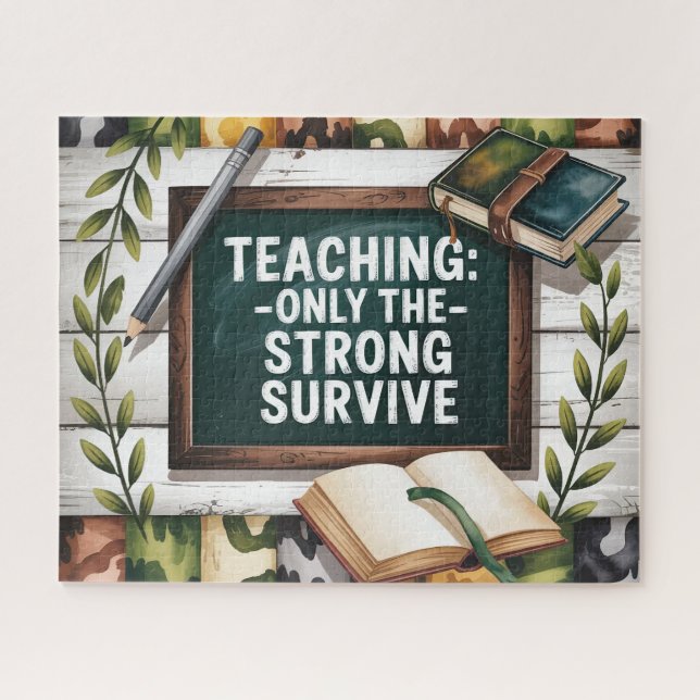 Fun Teacher Strong Jigsaw Puzzle (Horizontal)