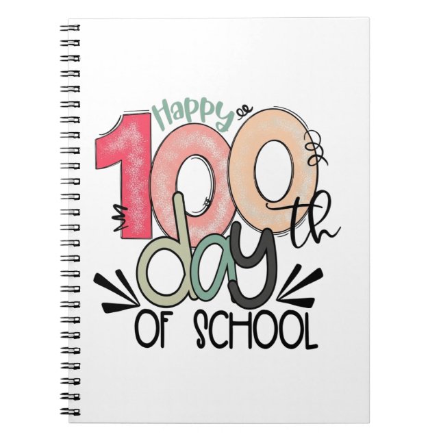 Fun Teacher & Student 100th Day School Journal (Front)
