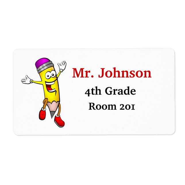 Fun Teacher's Name Tags (Front)